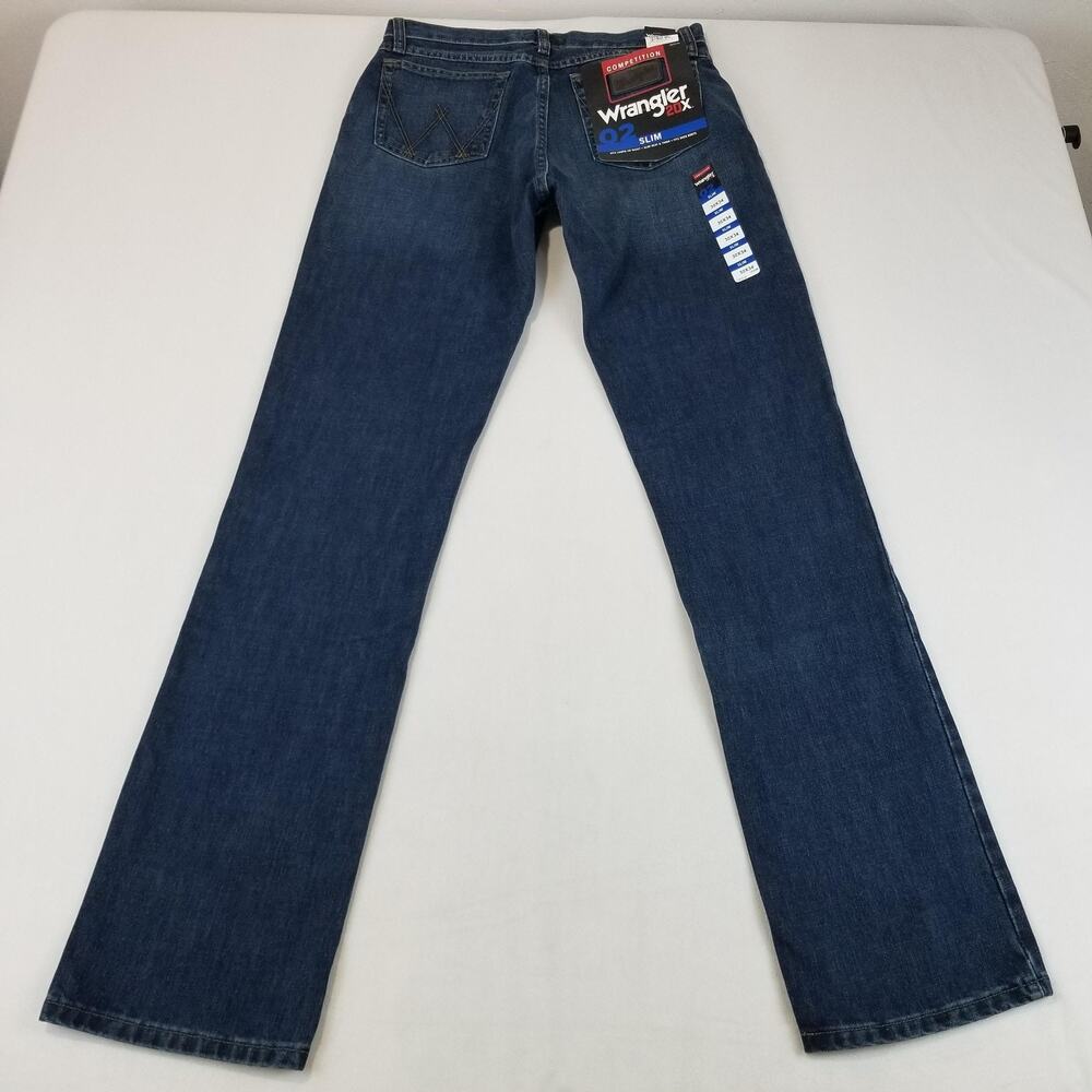 Wrangler 20X Competition 02 Slim Jeans Mens 30x34 Blue Bootcut Cowboy Western